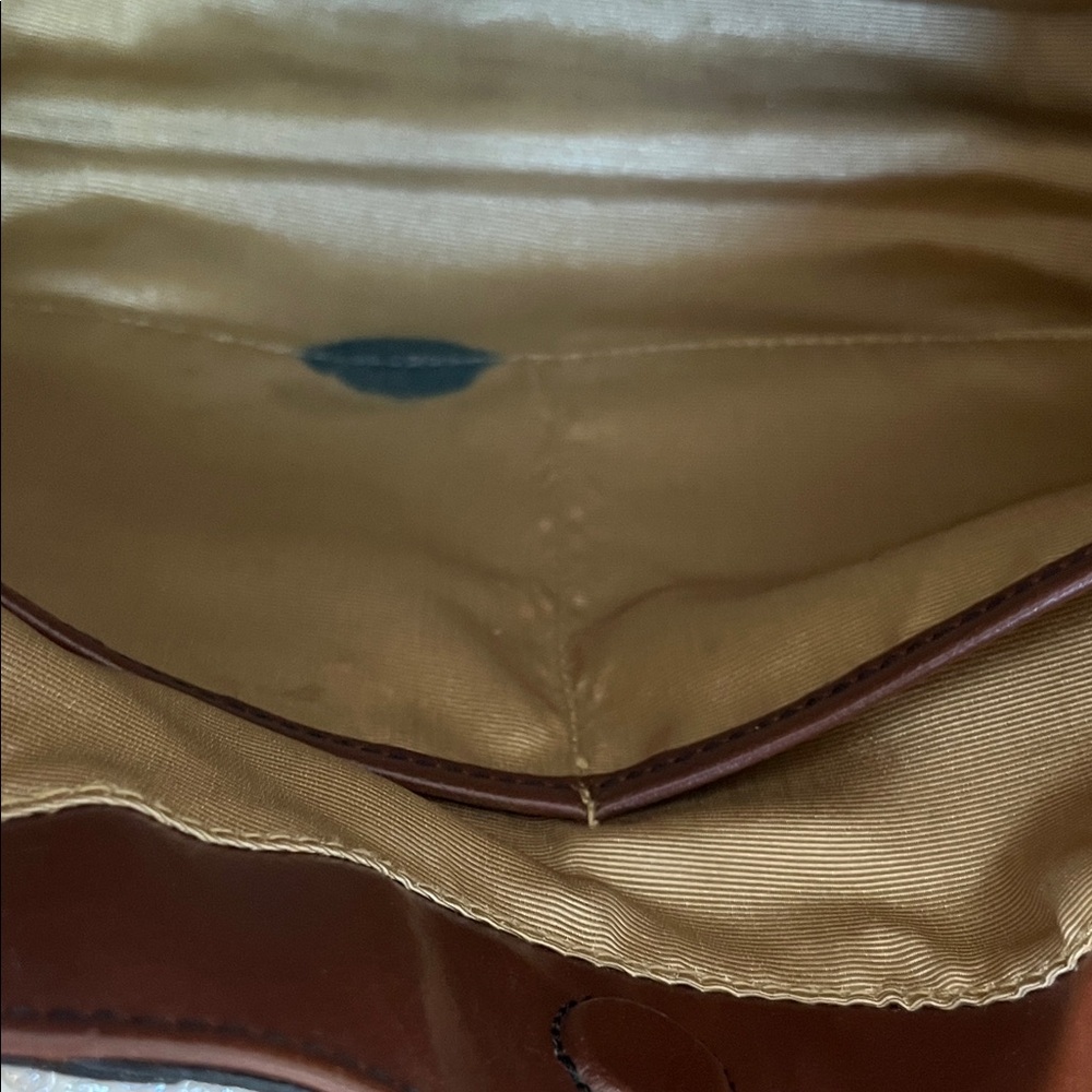 Etienne Aigner Rich Brown Leather Shoulder Bag - Picture 5 of 16